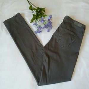 AG The Stilt Cigarette Jean Gray Size 25R